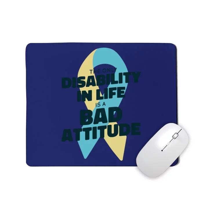 Down Syndrome Bad Attitude Mousepad