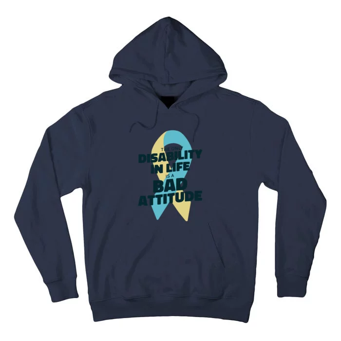 Down Syndrome Bad Attitude Tall Hoodie