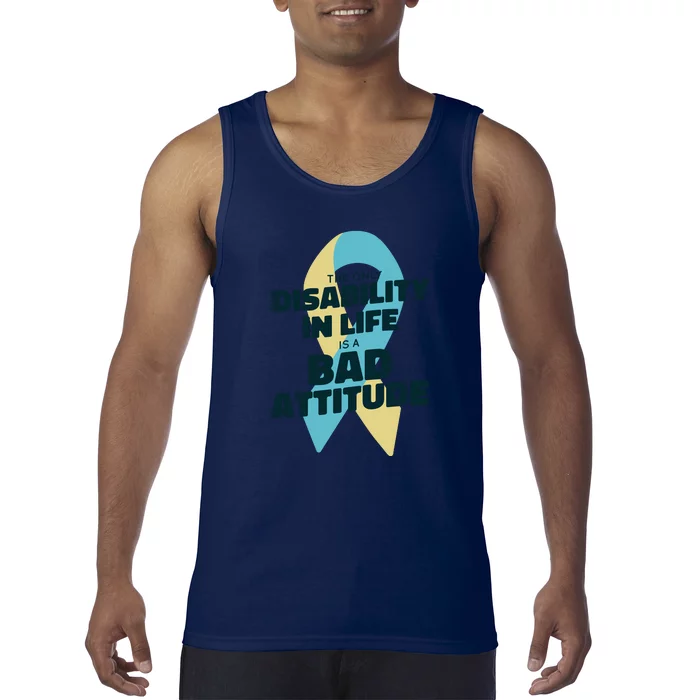 Down Syndrome Bad Attitude Tank Top