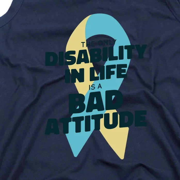 Down Syndrome Bad Attitude Tank Top