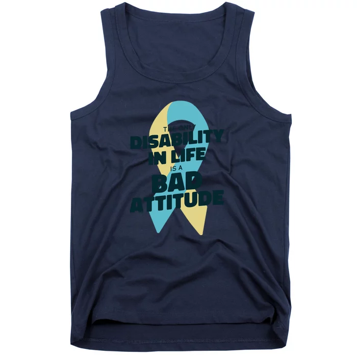 Down Syndrome Bad Attitude Tank Top