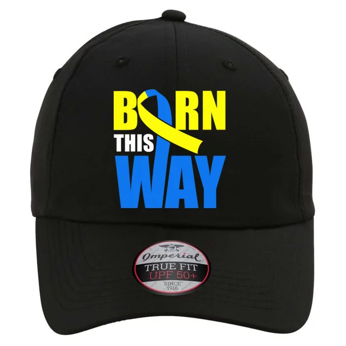 Down Syndrome Born This Way Ribbon The Original Performance Cap