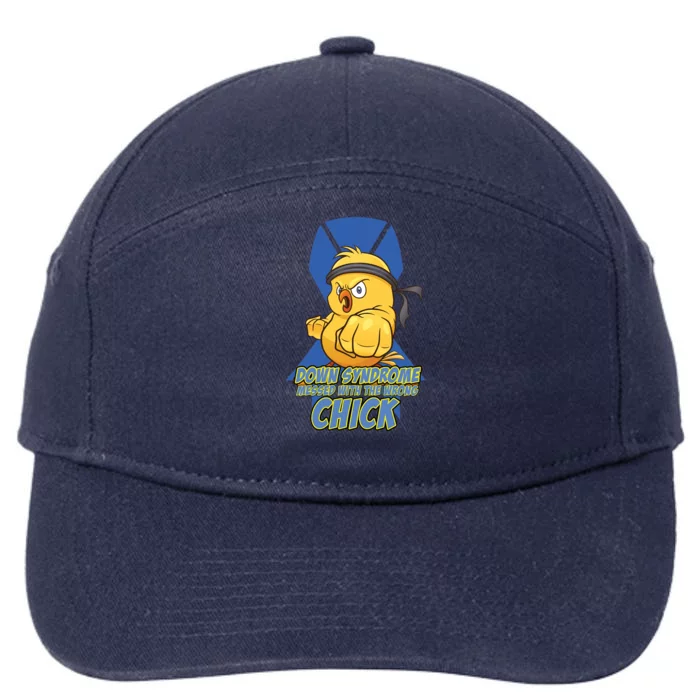 Down Syndrome Chick 7-Panel Snapback Hat