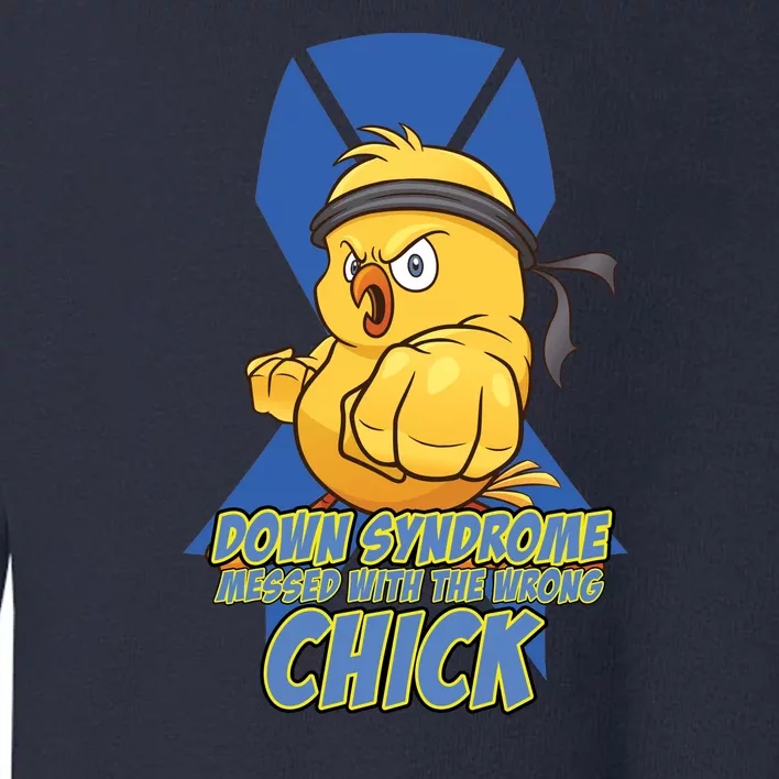 Down Syndrome Chick Toddler Sweatshirt