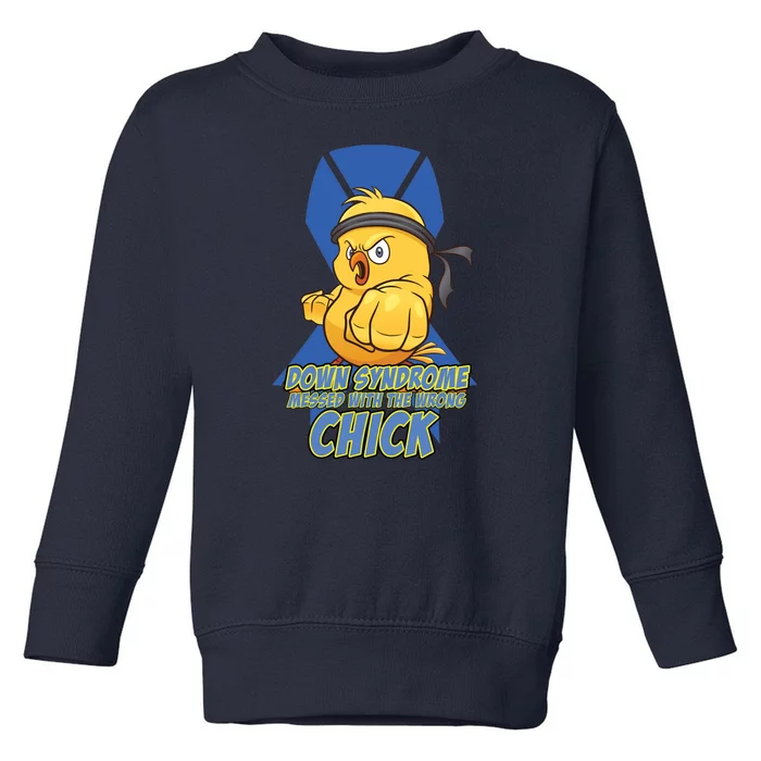 Down Syndrome Chick Toddler Sweatshirt