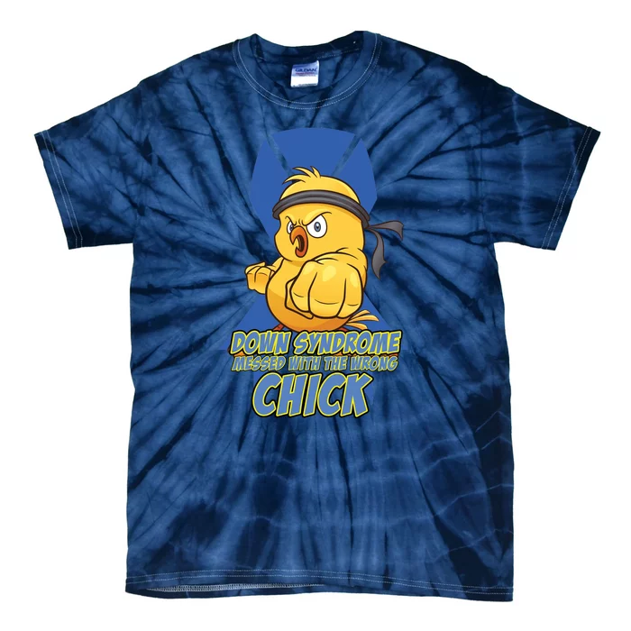 Down Syndrome Chick Tie-Dye T-Shirt