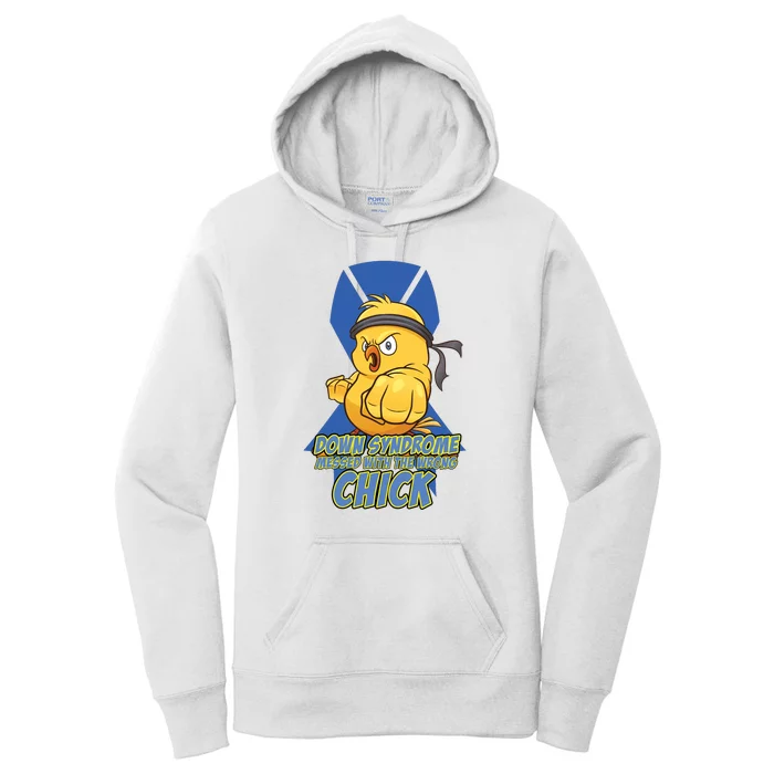 Down Syndrome Chick Women's Pullover Hoodie