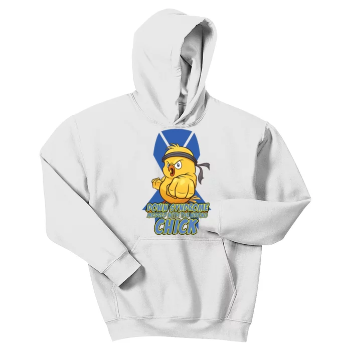 Down Syndrome Chick Kids Hoodie