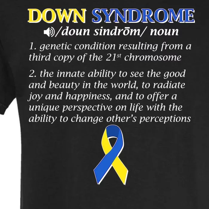 Down Syndrome Definition Garment-Dyed Heavyweight T-Shirt