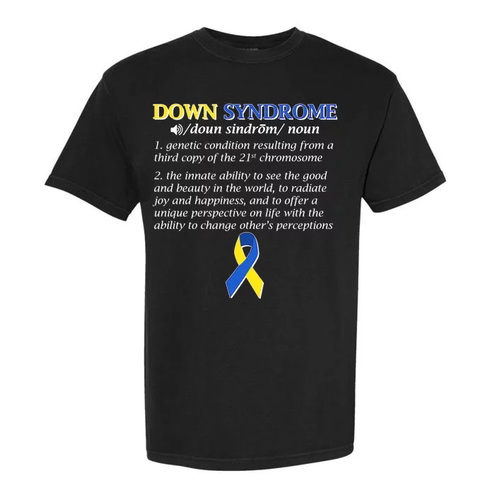 Down Syndrome Definition Garment-Dyed Heavyweight T-Shirt