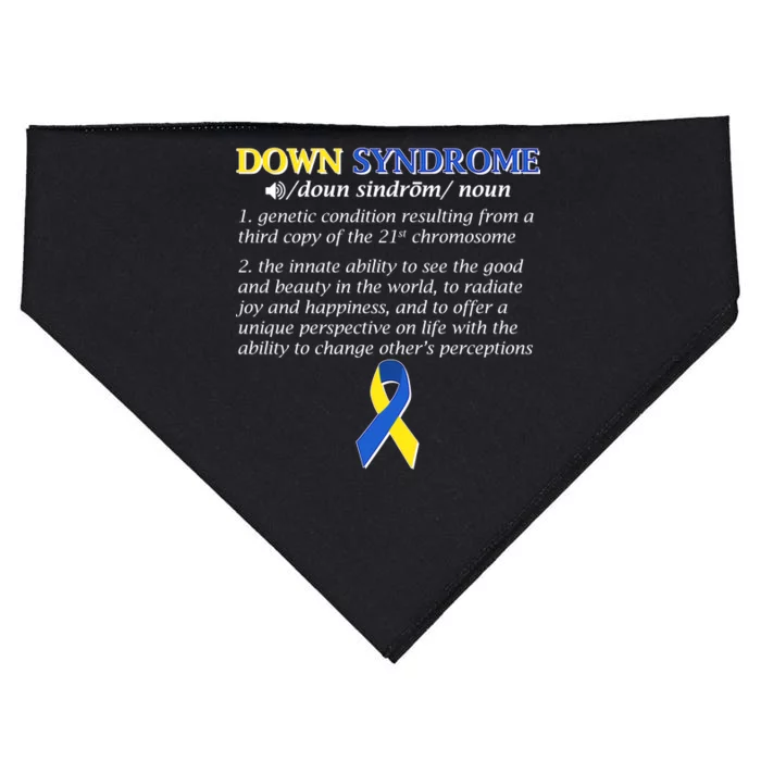 Down Syndrome Definition USA-Made Doggie Bandana