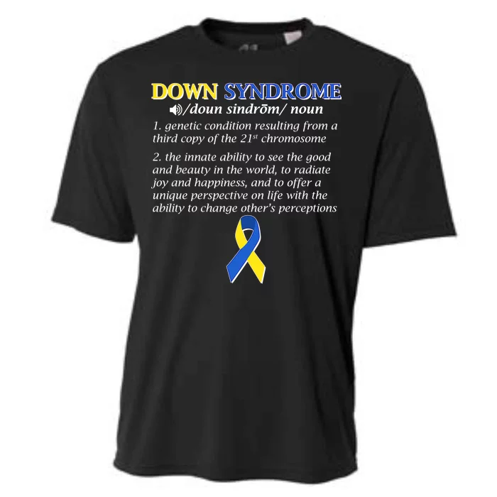 Down Syndrome Definition Cooling Performance Crew T-Shirt