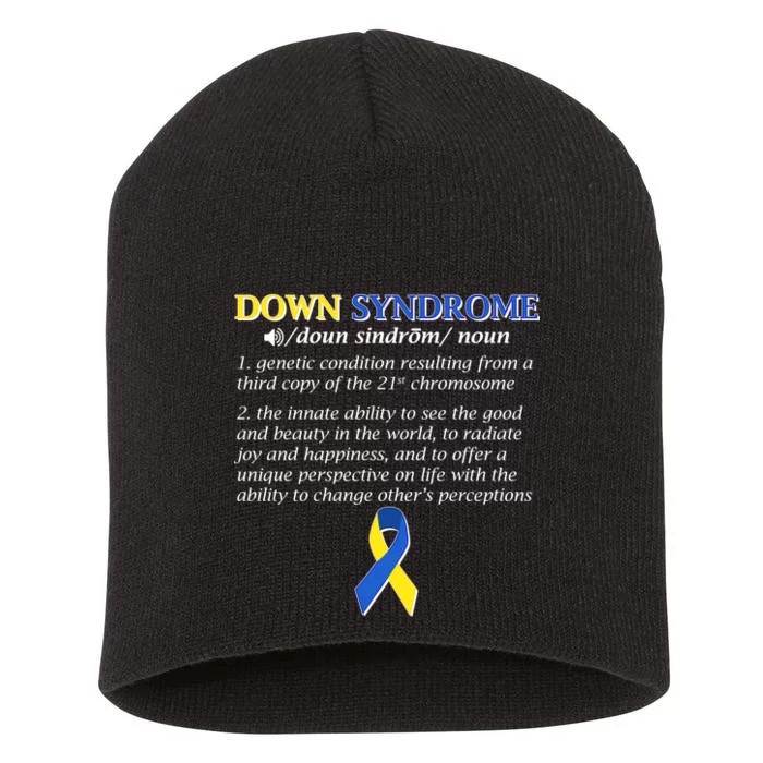 Down Syndrome Definition Short Acrylic Beanie