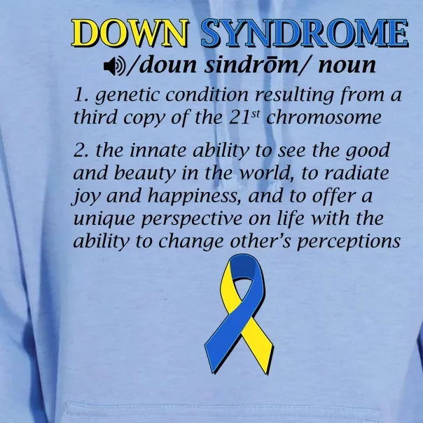 Down Syndrome Definition Unisex Surf Hoodie