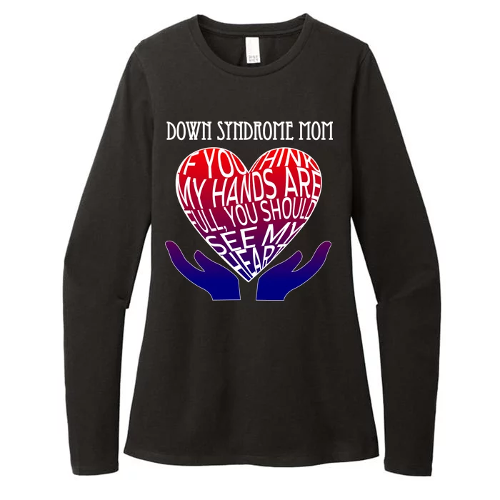 Down Syndrome Mom Womens CVC Long Sleeve Shirt