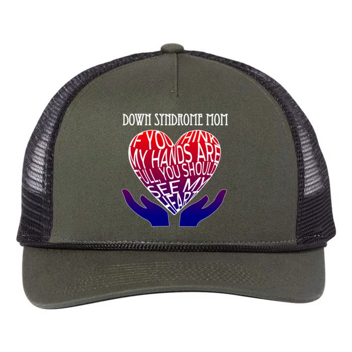 Down Syndrome Mom Retro Rope Trucker Hat Cap