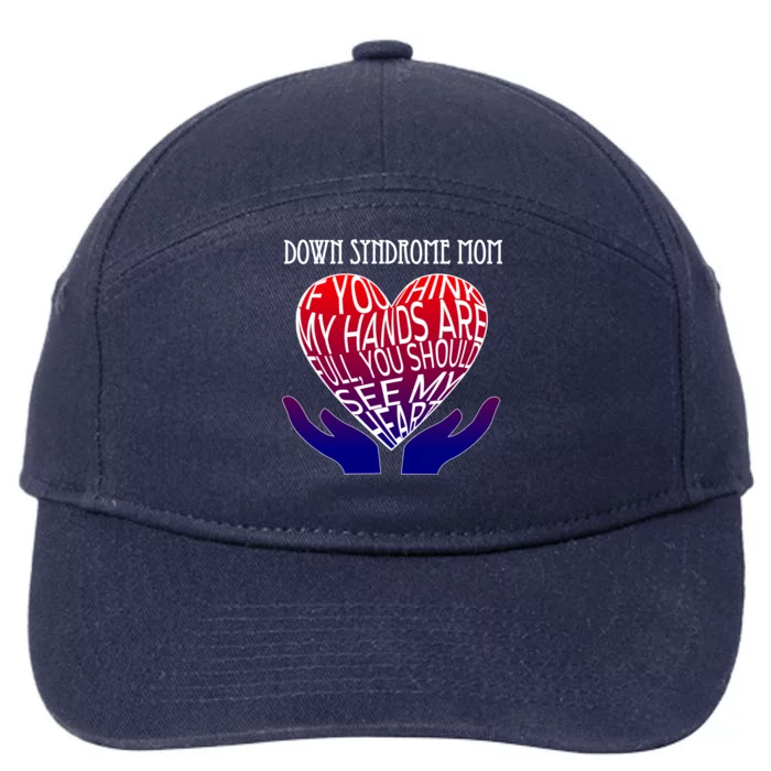 Down Syndrome Mom 7-Panel Snapback Hat