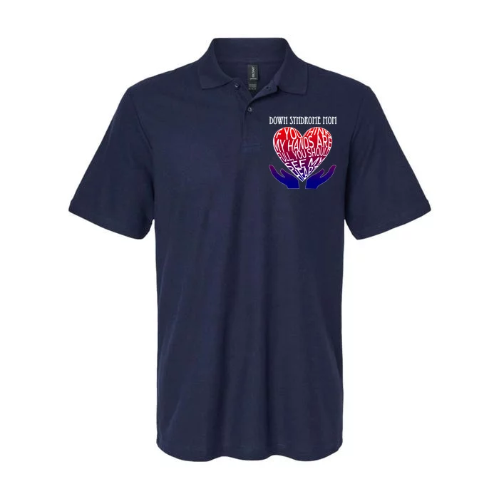 Down Syndrome Mom Softstyle Adult Sport Polo