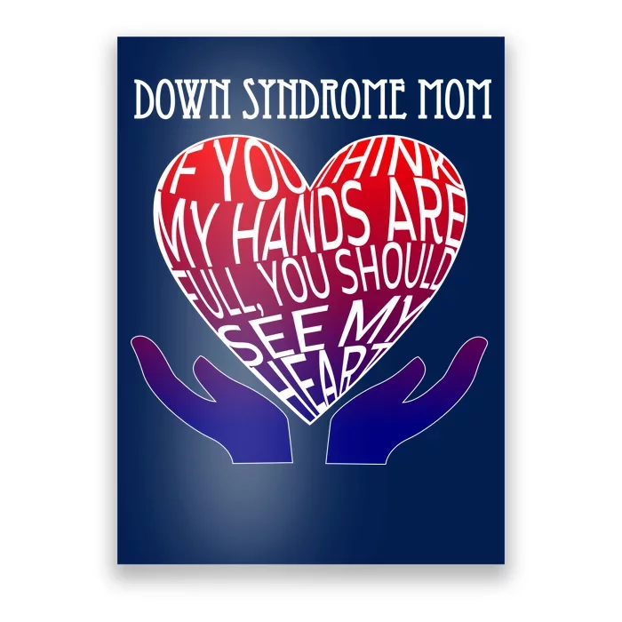 Down Syndrome Mom Poster