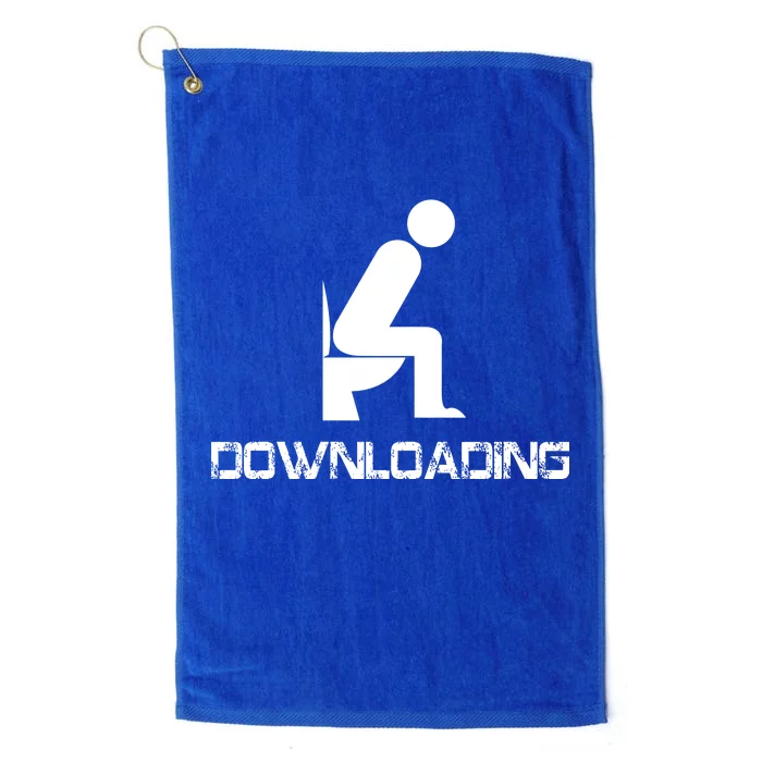 Downloading Poop Toilet Platinum Collection Golf Towel