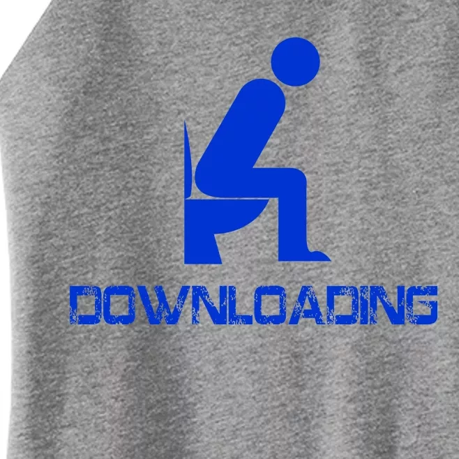 Downloading Poop Toilet Women’s Perfect Tri Rocker Tank