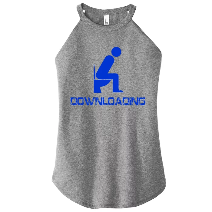 Downloading Poop Toilet Women’s Perfect Tri Rocker Tank