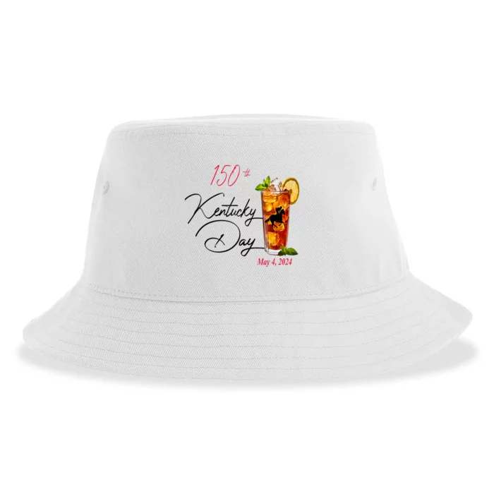 Derby Party 150th Derby Day Horse Racing Talk Derby To Me Sustainable Bucket Hat