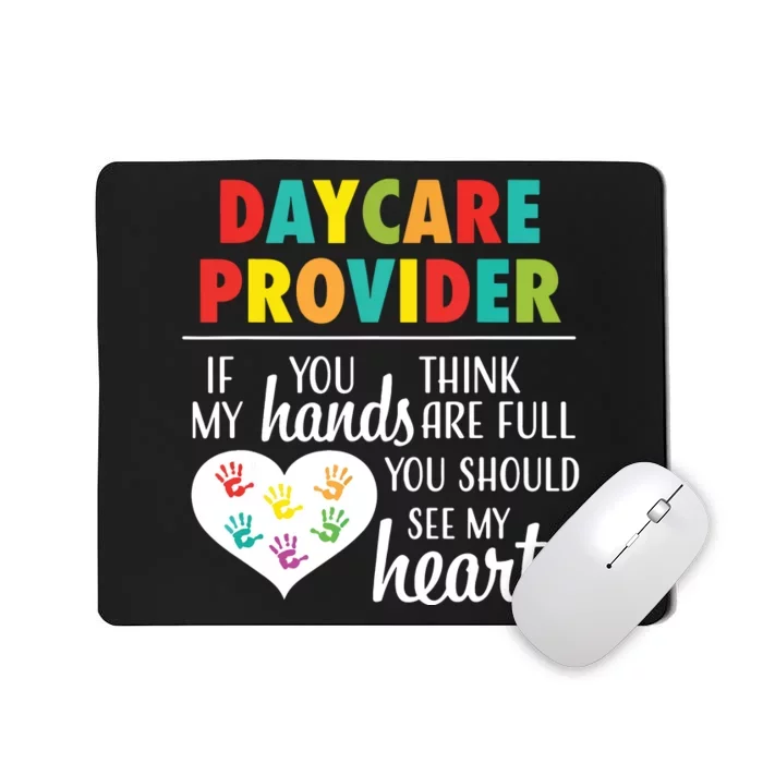 Daycare Provider Appreciation Gift Childcare Mousepad