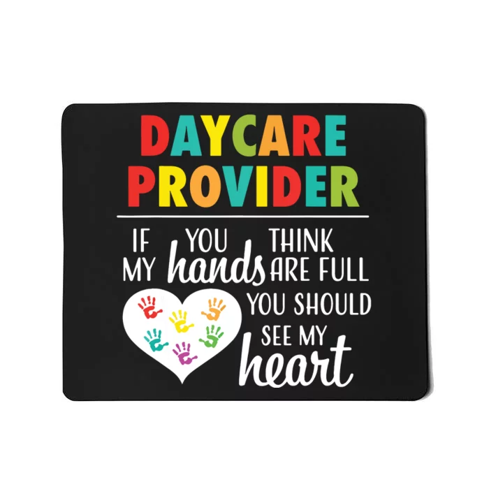 Daycare Provider Appreciation Gift Childcare Mousepad