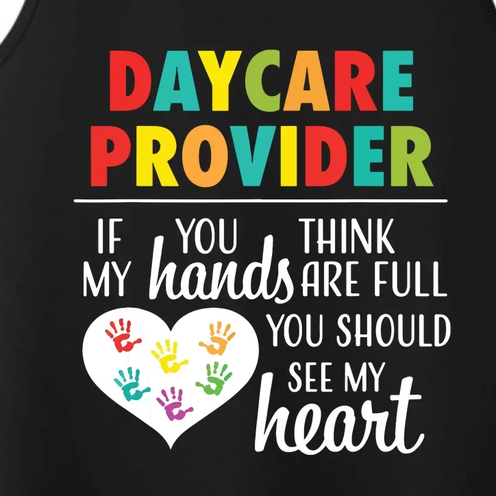 Daycare Provider Appreciation Gift Childcare Performance Tank