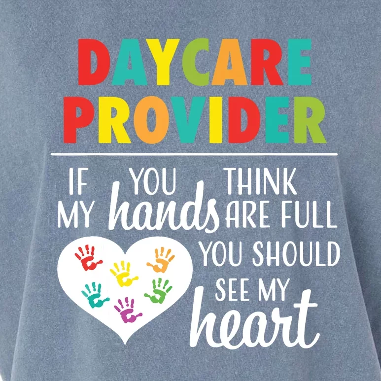 Daycare Provider Appreciation Gift Childcare Garment-Dyed Women's Muscle Tee