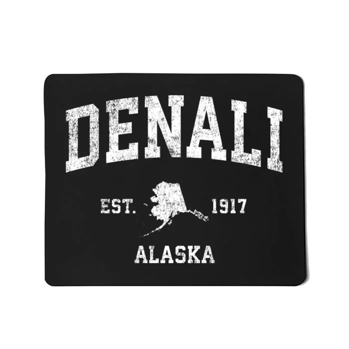 Denali Park Alaska Ak Vintage Sports Mousepad