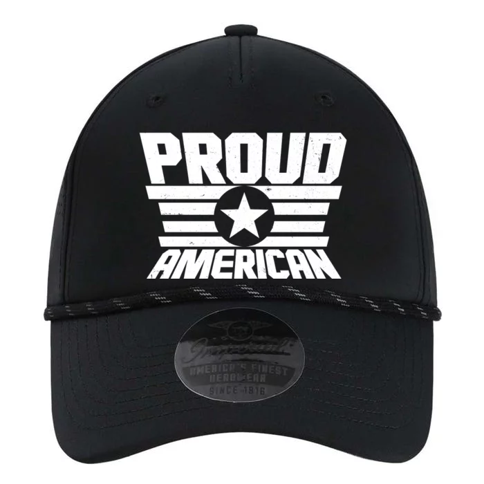 Distressed Proud American USA Patriot Performance The Dyno Cap