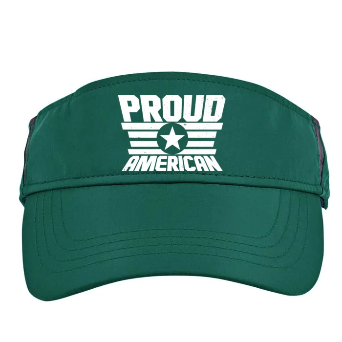 Distressed Proud American USA Patriot Adult Drive Performance Visor