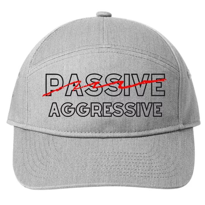 Doublecrossclothingco Passive Aggressive 7-Panel Snapback Hat