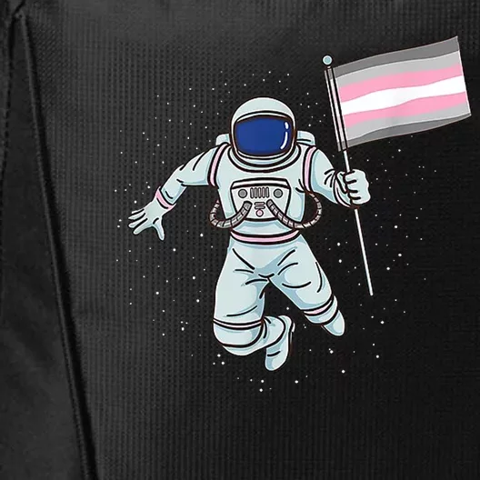 Demigirl Pride Astronaut Flag City Backpack