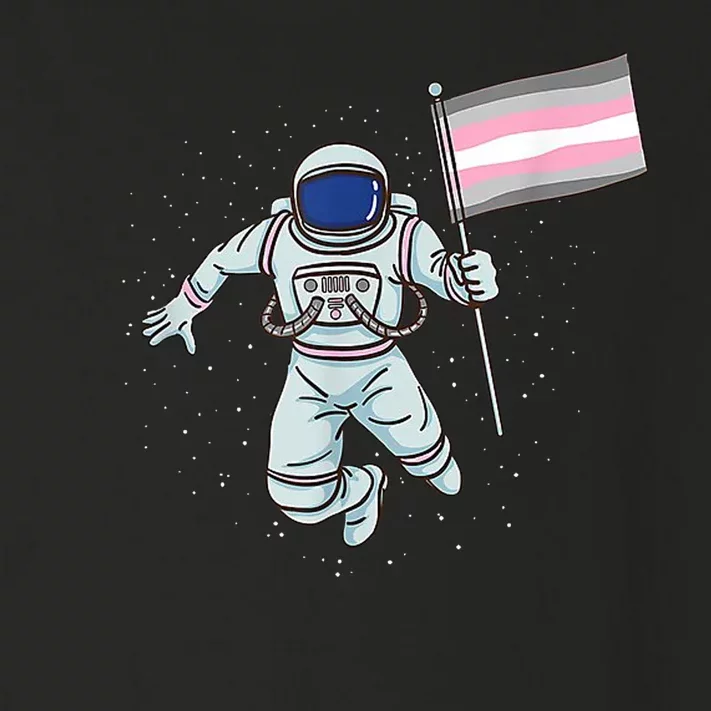 Demigirl Pride Astronaut Flag Toddler Long Sleeve Shirt