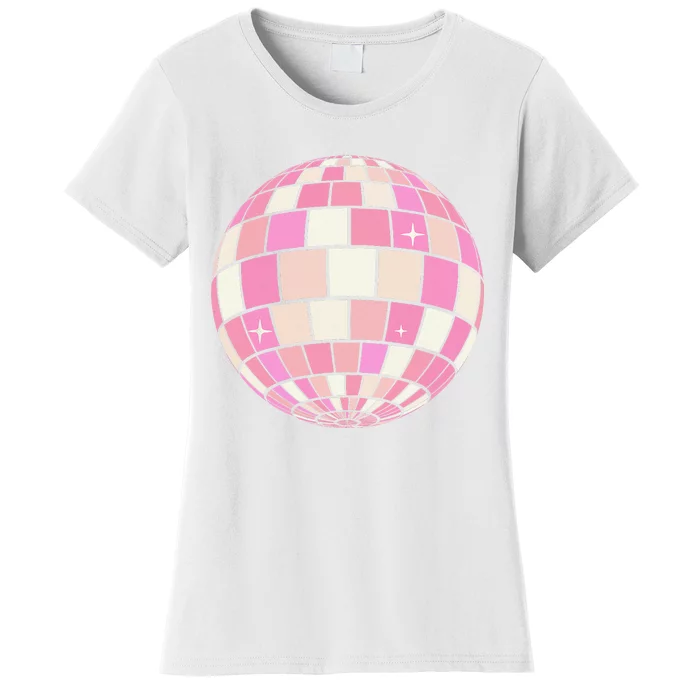 Danish Pastel Aesthetic Disco Ball Women's T-Shirt