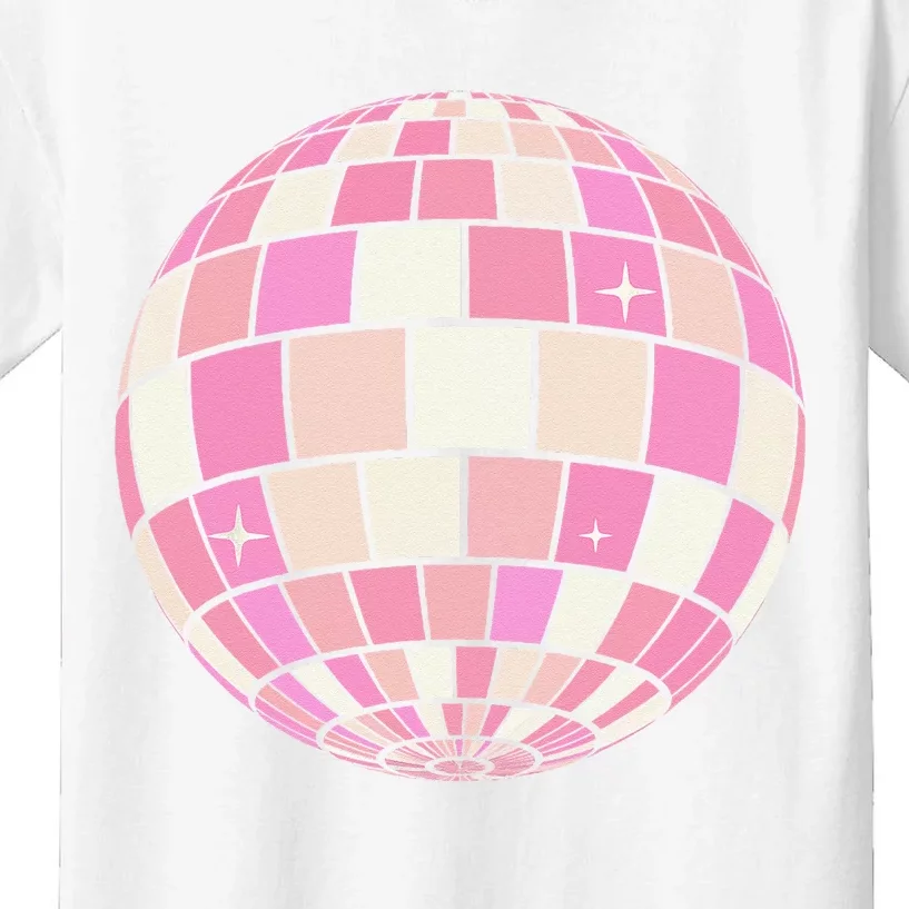 Danish Pastel Aesthetic Disco Ball Kids T-Shirt