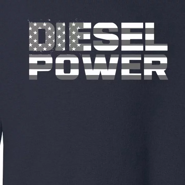 Diesel Power American Flag Funny Truck Mechanic Gift For Toddler Sweatshirt