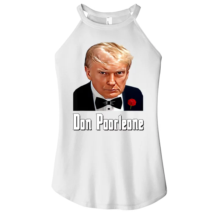 Don Poorleone Anti Trump Poorleon Vote Funny Women’s Perfect Tri Rocker Tank