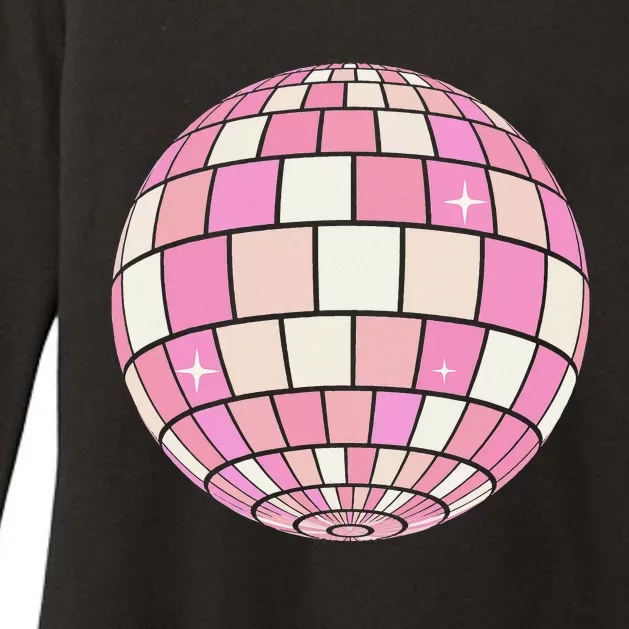 Danish Pastel Aesthetic Disco Ball Womens CVC Long Sleeve Shirt