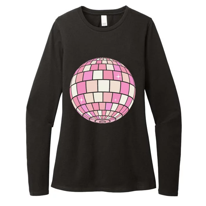 Danish Pastel Aesthetic Disco Ball Womens CVC Long Sleeve Shirt