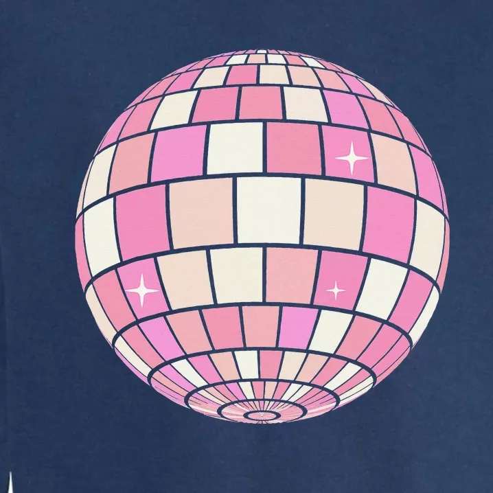 Danish Pastel Aesthetic Disco Ball Garment-Dyed Sweatshirt