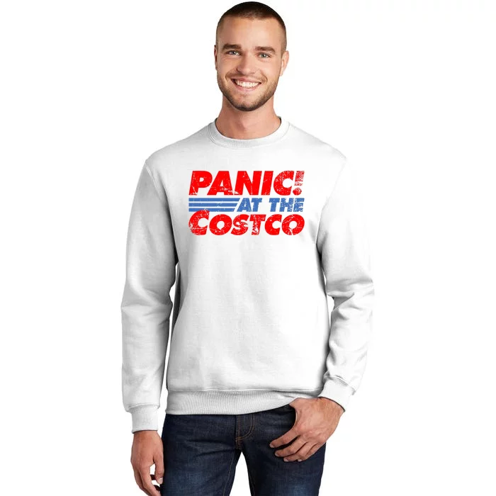 Distressed Panic At The Costco Funny Meme Sweatshirt