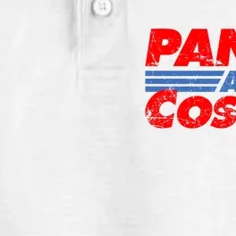 Distressed Panic At The Costco Funny Meme Dry Zone Grid Performance Polo