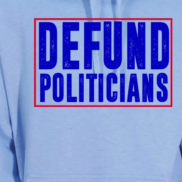 Defund Politicians Anti Government Political Unisex Surf Hoodie