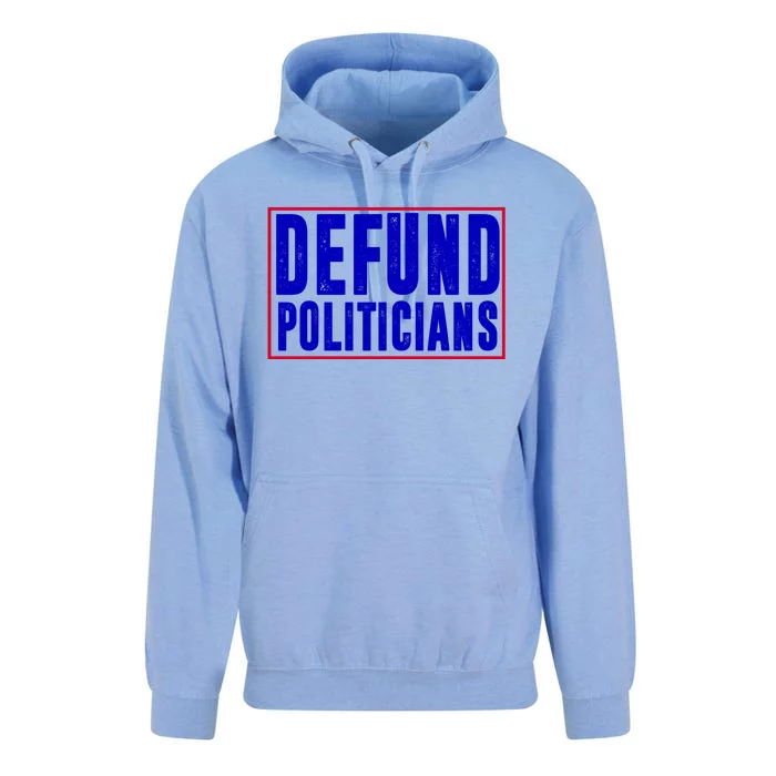 Defund Politicians Anti Government Political Unisex Surf Hoodie