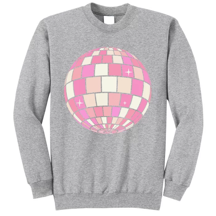 Danish Pastel Aesthetic Disco Ball Tall Sweatshirt