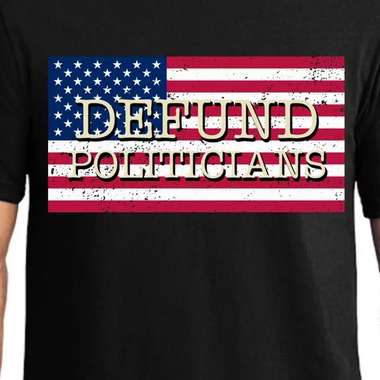 Defund Politicians American Flag Pajama Set